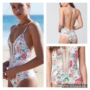 Billabong Pixi Petal One-Piece Swimsuit